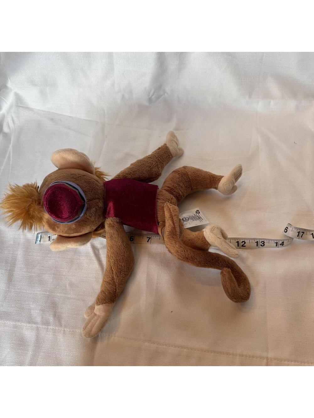 Abu Plush Disney Store Aladdin Hook & Loop Hands & Feet 12" Stuffed‎ Animal - Picture 3 of 6